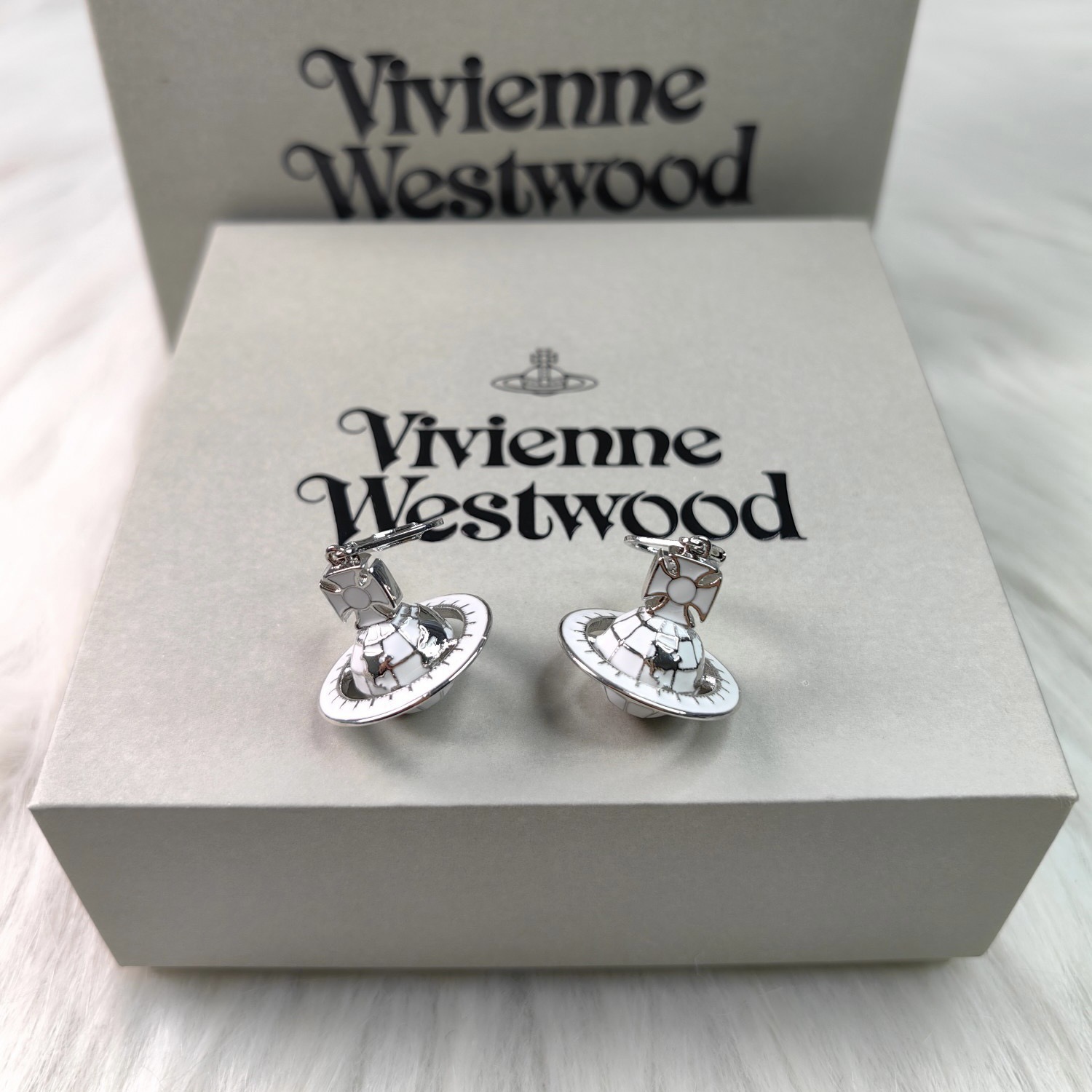 Buy replica Vivienne Westwood Galileo's Globe Saturn Earrings and replica jewelry from PICKS Jewelry