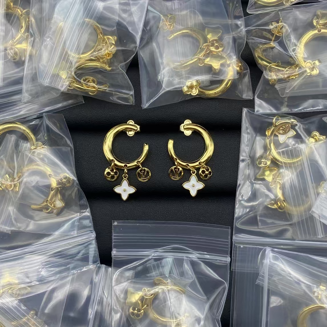Buy replica Louis Vuitton Charms Drop Earrings and replica jewelry from PICKS Jewelry