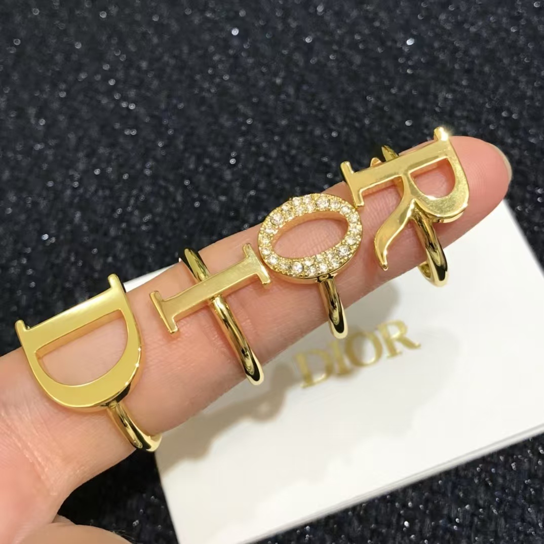 Buy replica Dior Separate Letters Rings - 4 Pieces and replica jewelry from PICKS Jewelry