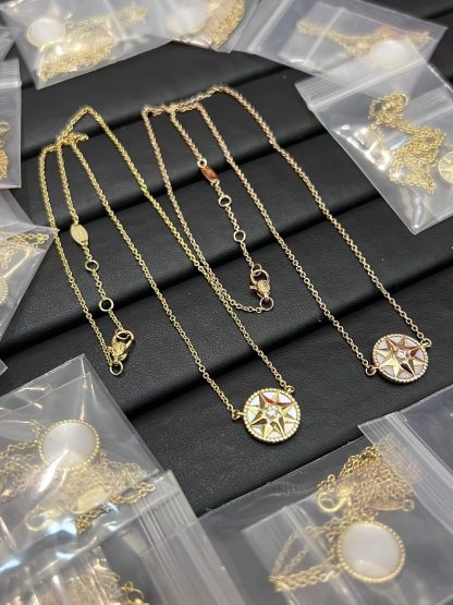Buy replica Dior Rose Des Vents Pendant Necklace and replica jewelry from PICKS Jewelry