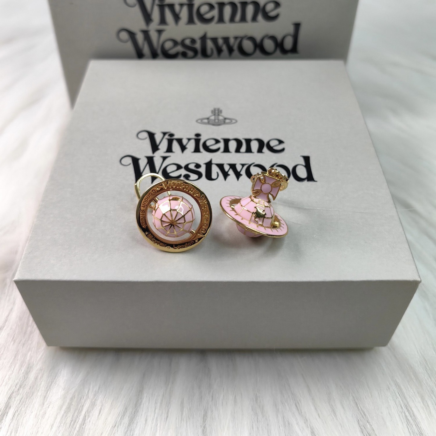 Buy replica Vivienne Westwood Galileo's Globe Saturn Earrings and replica jewelry from PICKS Jewelry