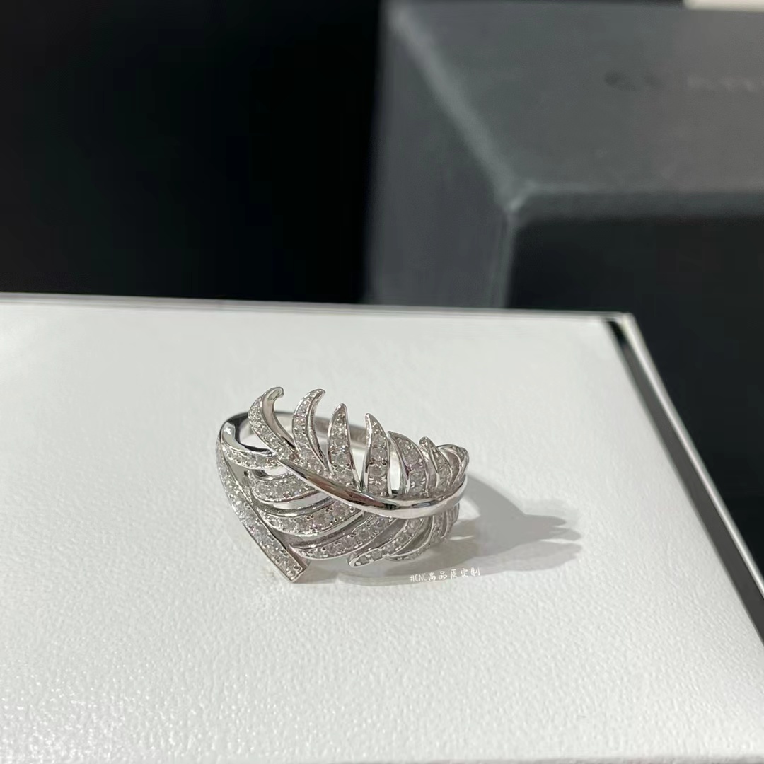 Buy replica Chanel Diamond Plume De Ring and replica jewelry from PICKS Jewelry