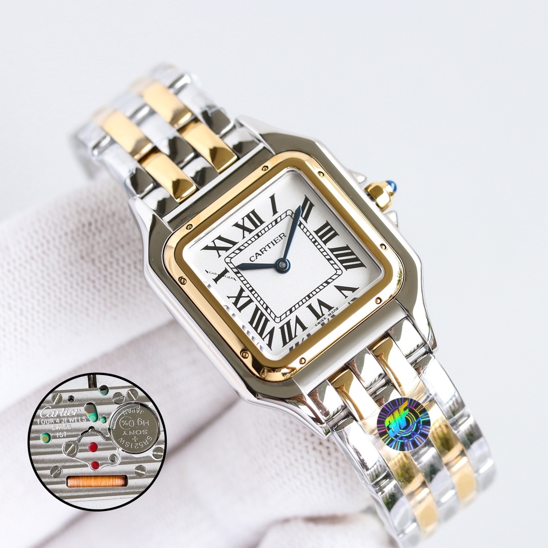 Buy replica Cartier Panthère de Watch - Medium 27*37MM and replica jewelry from PICKS Jewelry