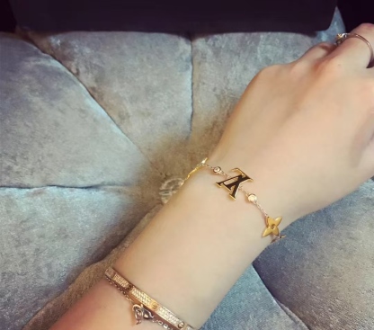 Buy replica Louis Vuitton Star Sun LV Letters Bracelet and replica jewelry from PICKS Jewelry
