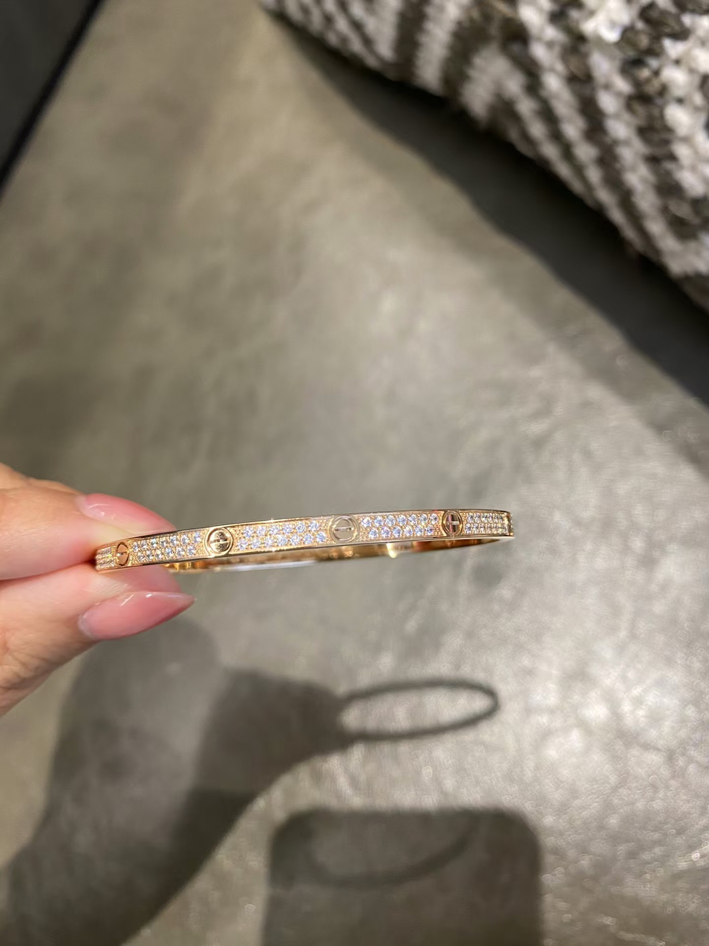 Buy replica Cartier Diamond Paved LOVE Bracelet and replica jewelry from PICKS Jewelry