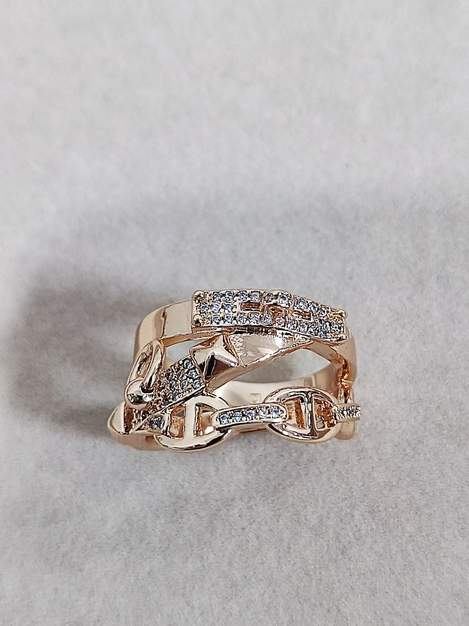 Buy replica Hermes Chaine D'ancre Enchainee Ring and replica jewelry from PICKS Jewelry