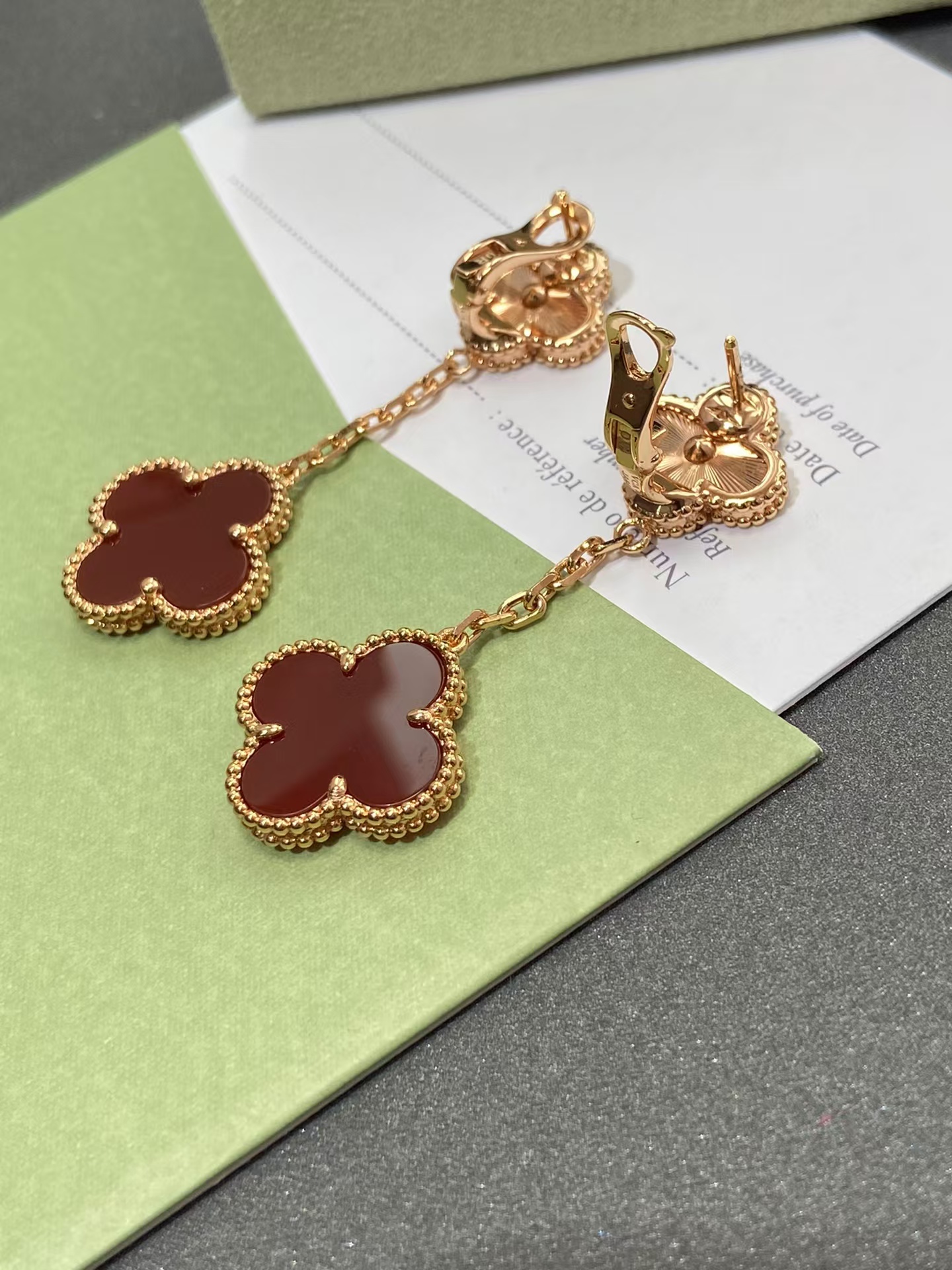 Buy replica Van Cleef & Arpels Magic Alhambra Earrings, 2 Motifs and replica jewelry from PICKS Jewelry