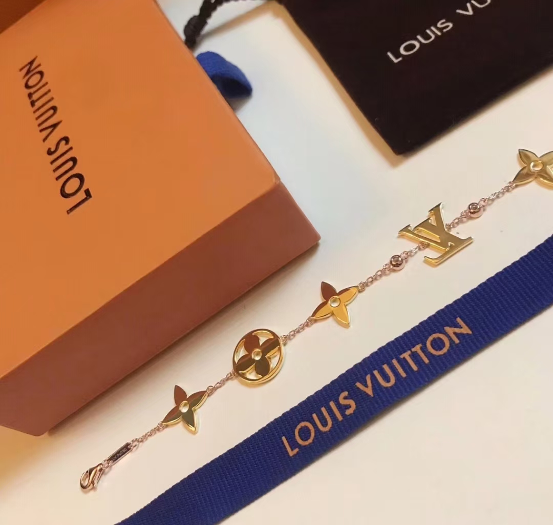 Buy replica Louis Vuitton Star Sun LV Letters Bracelet and replica jewelry from PICKS Jewelry