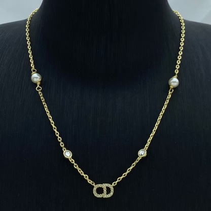 Buy replica Dior CD Pendant Gold Chain Necklace and replica jewelry from PICKS Jewelry