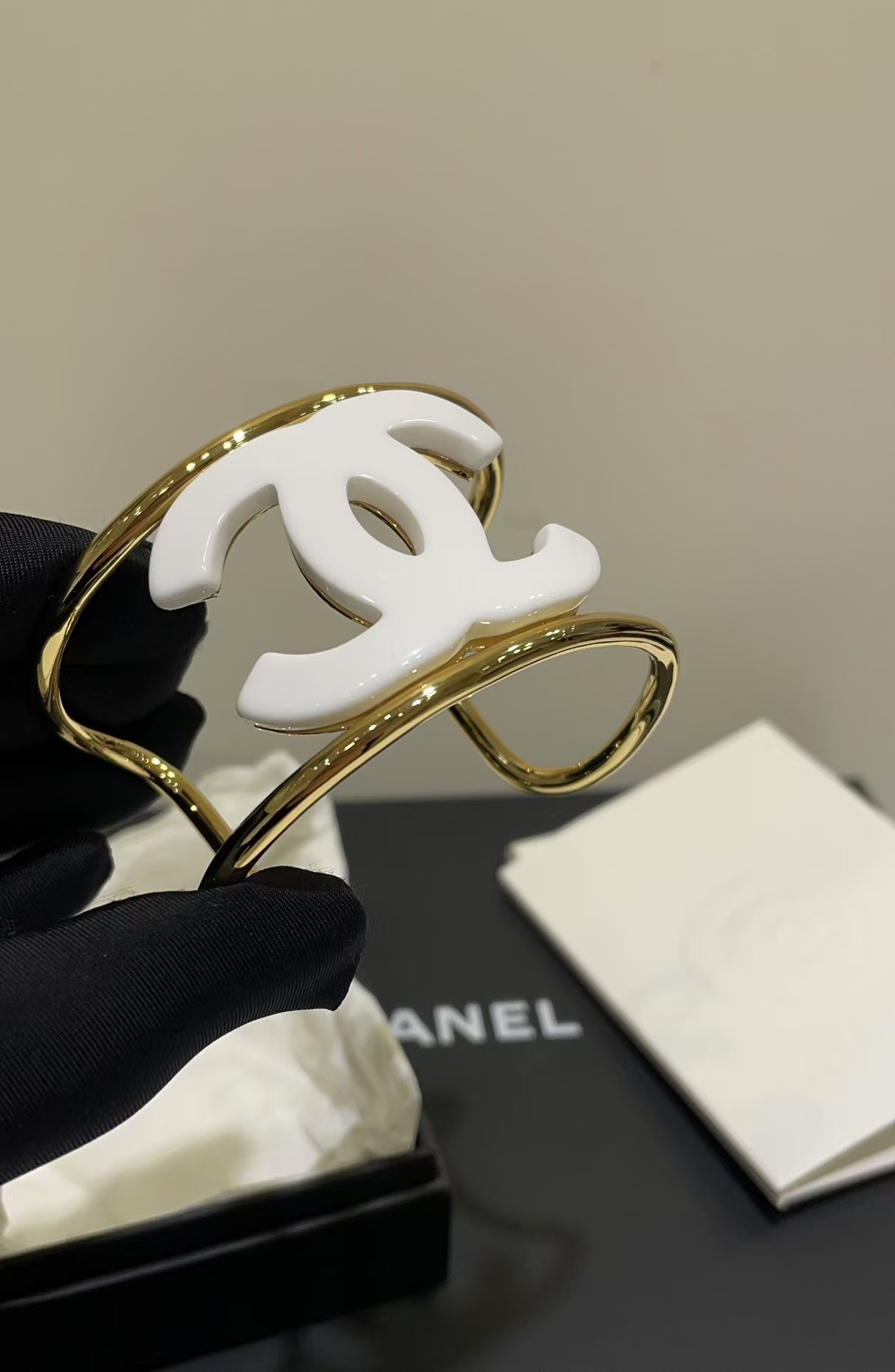 Buy replica Chanel CUFF Funky Exaggerated Geometric Bangle Bracelet and replica jewelry from PICKS Jewelry