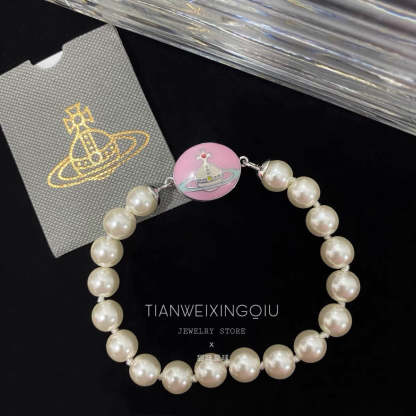 Buy replica Vivienne Westwood Enamel Epoxy Saturn Bracelet and replica jewelry from PICKS Jewelry