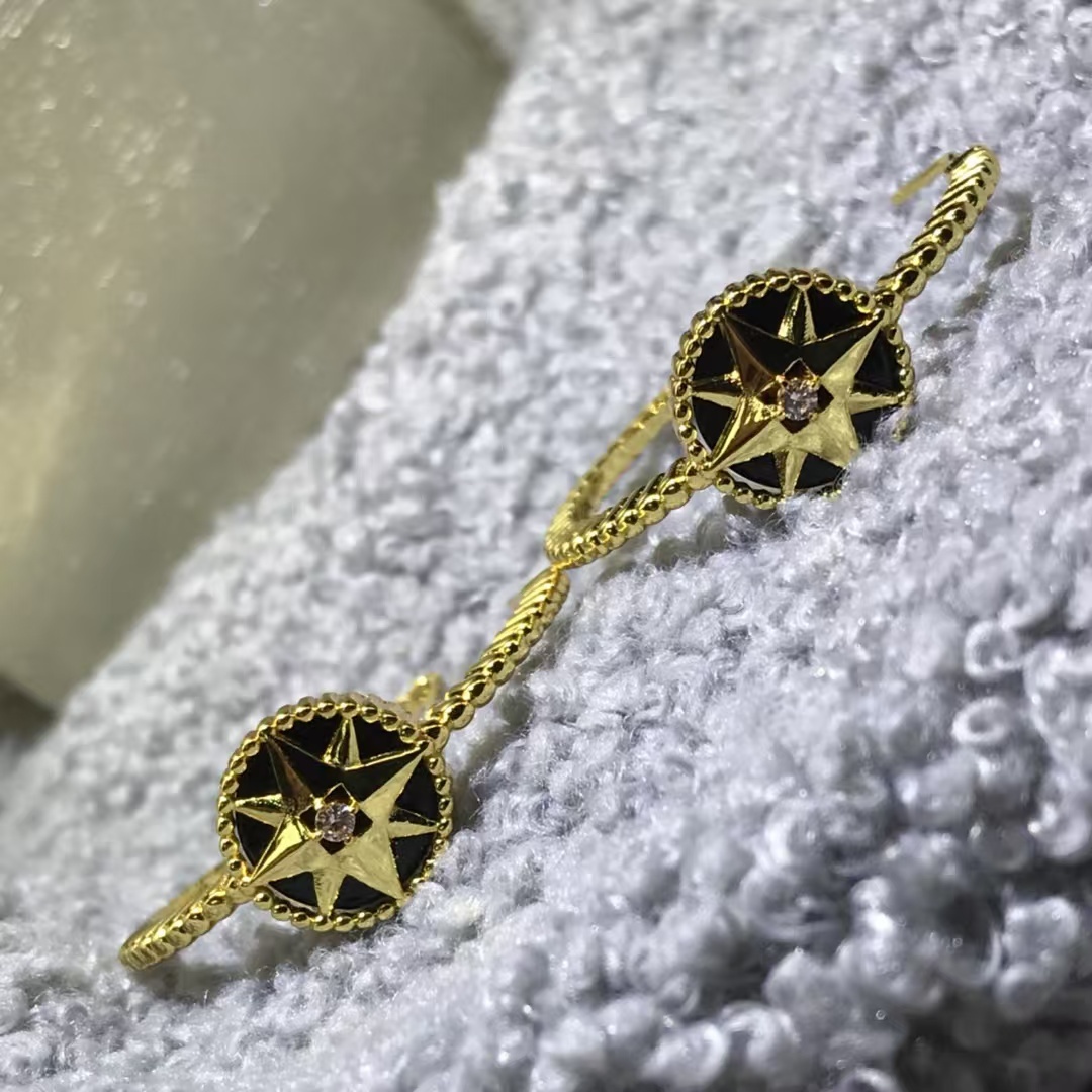 Buy replica Dior Hoop Rose Des Vents Earrings and replica jewelry from PICKS Jewelry