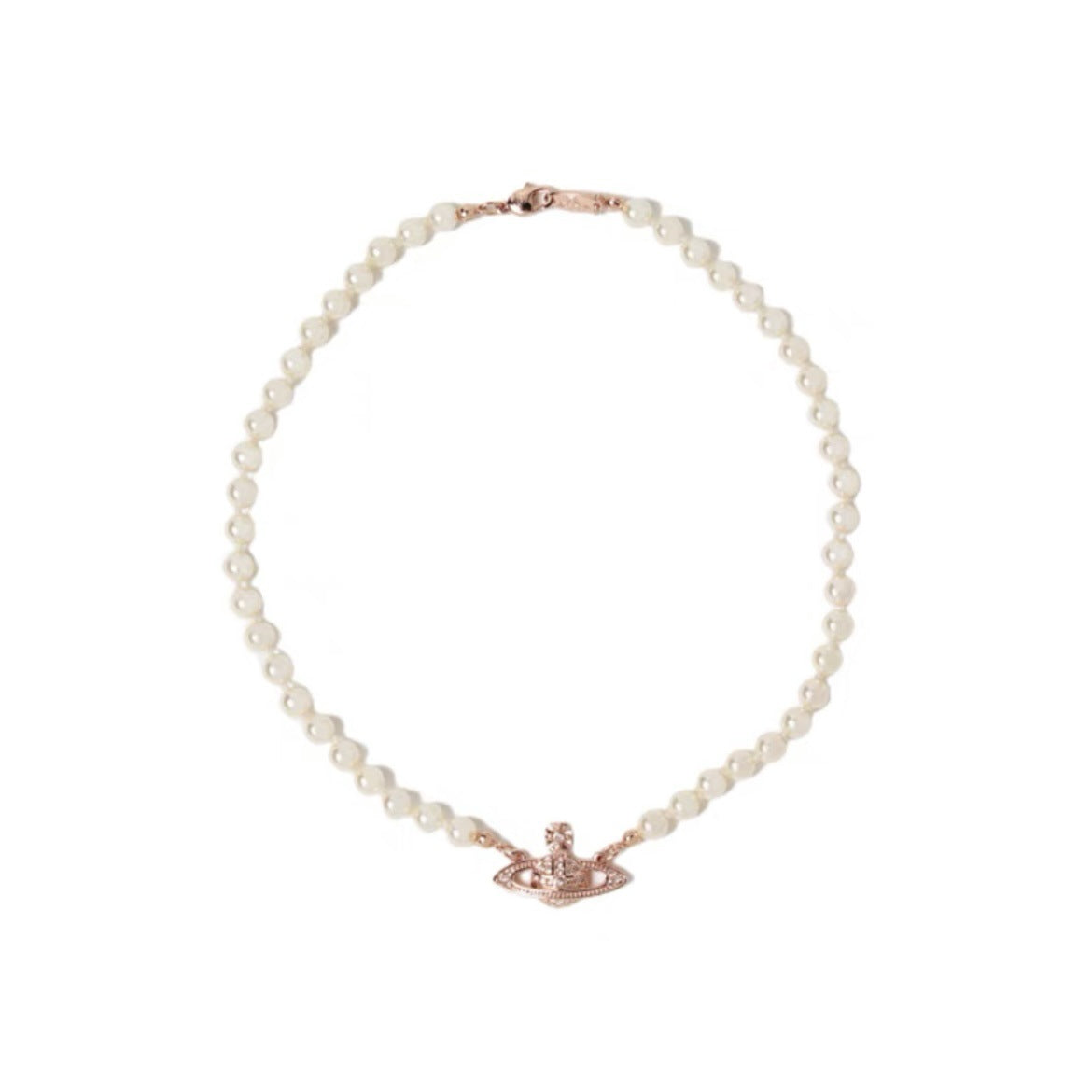 Buy replica Vivienne Westwood Saturn Pendant Pearl Necklace and replica jewelry from PICKS Jewelry