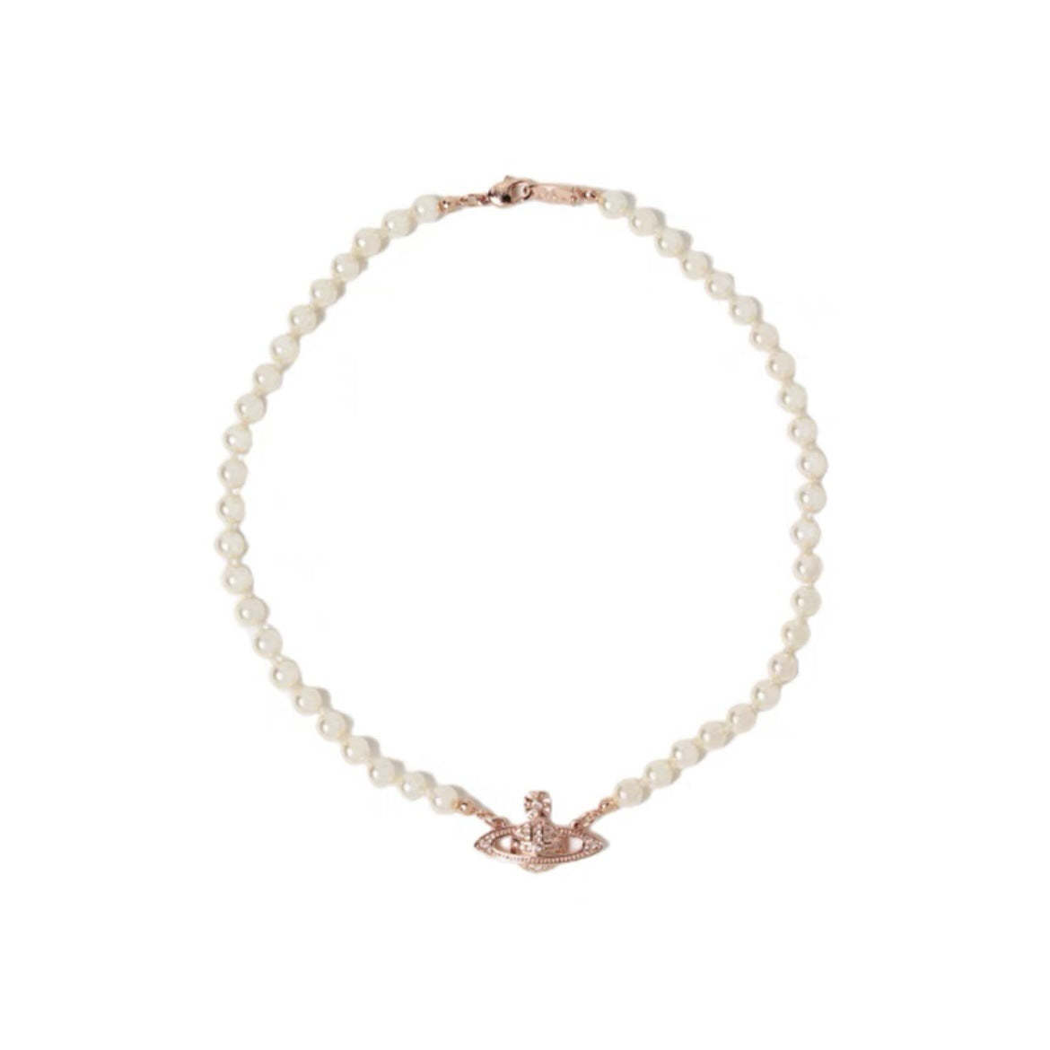 Buy replica Vivienne Westwood Saturn Pendant Pearl Necklace and replica jewelry from PICKS Jewelry
