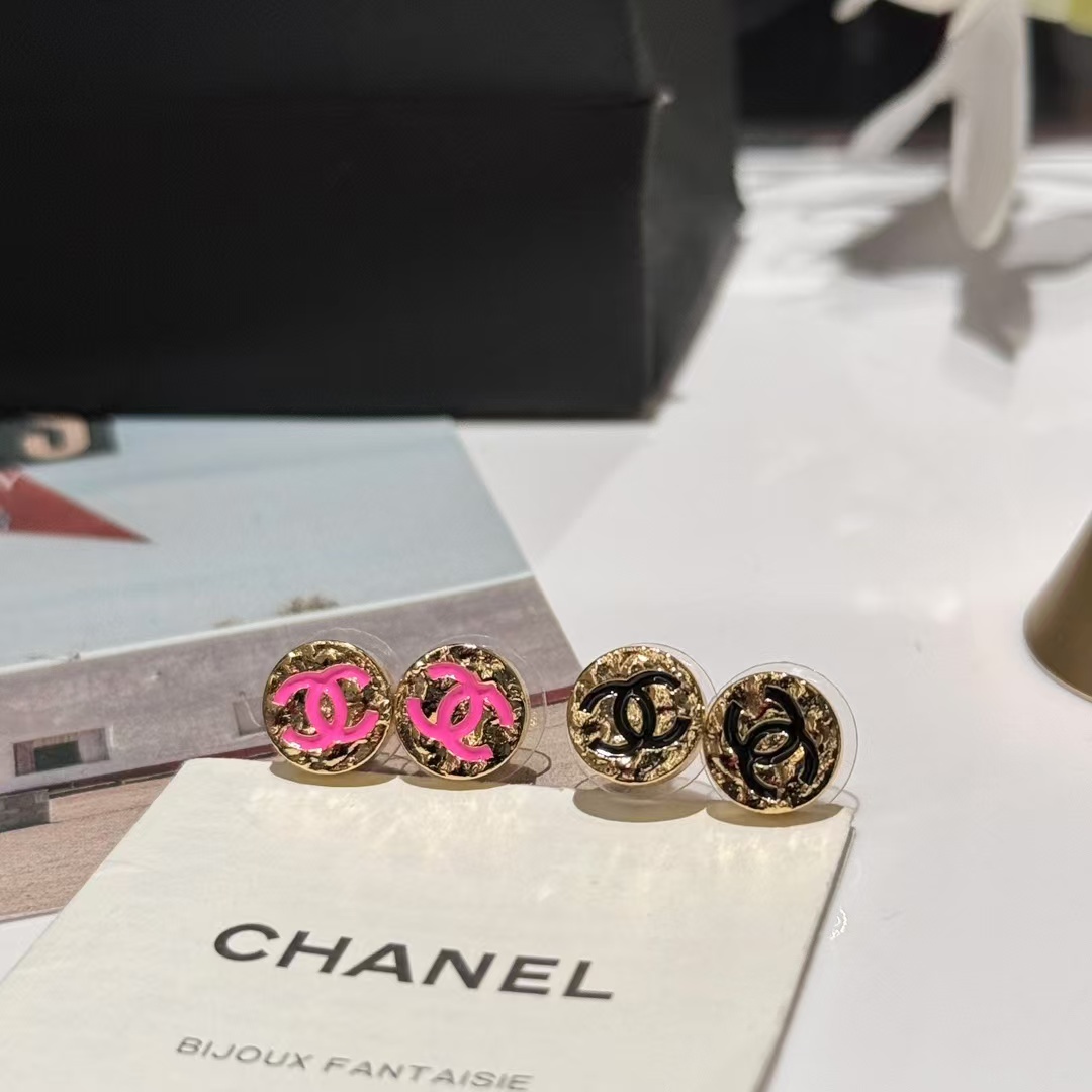 Buy replica Chanel Round Stud Earrings and replica jewelry from PICKS Jewelry