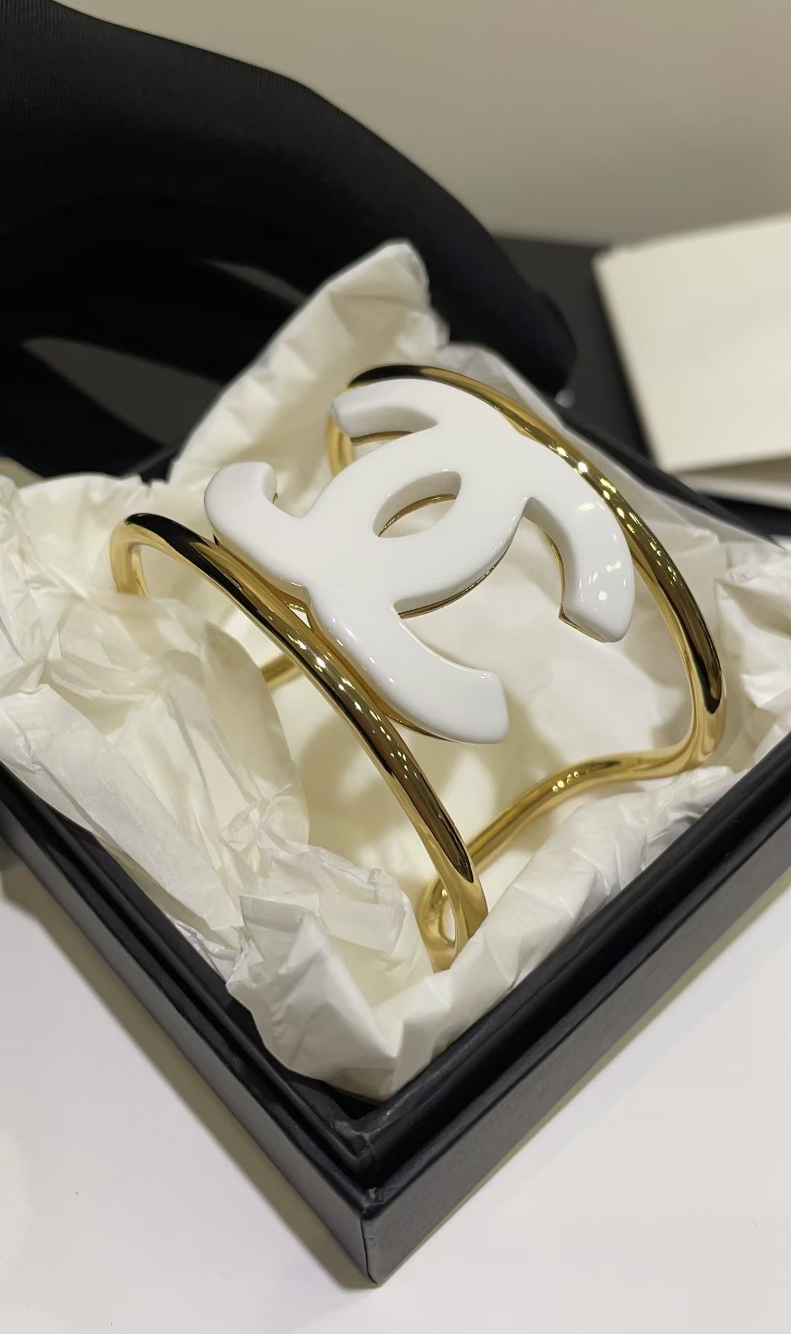 Buy replica Chanel CUFF Funky Exaggerated Geometric Bangle Bracelet and replica jewelry from PICKS Jewelry