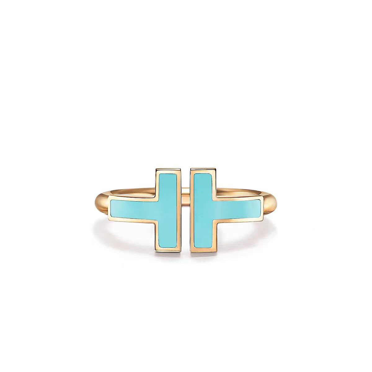 Buy replica Tiffany Doube T Rings and replica jewelry from PICKS Jewelry