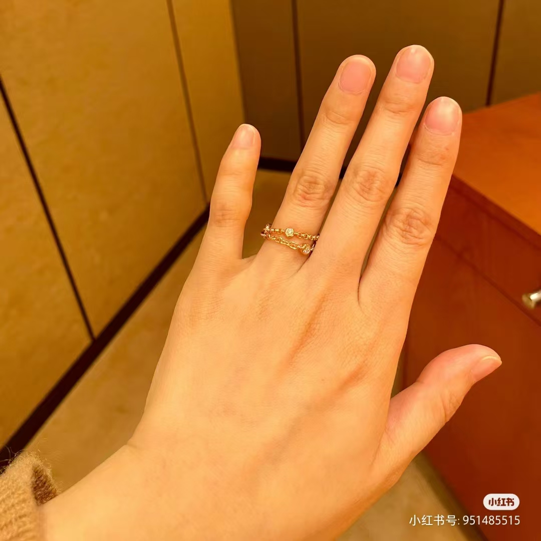 Buy replica Hermes Chaine D'ancre Enchainee Ring and replica jewelry from PICKS Jewelry