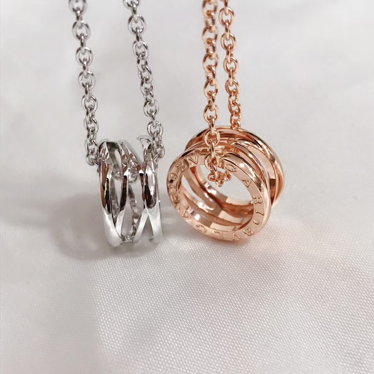 Buy replica Bvlgari B.zero1 Necklace - Hollow and replica jewelry from PICKS Jewelry
