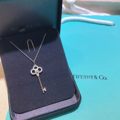 Buy replica Tiffany Crown Key Pendant Necklace and replica jewelry from PICKS Jewelry