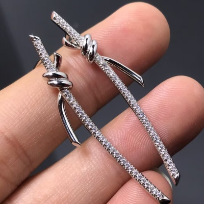 Buy replica Tiffany Knot Drop Earrings and replica jewelry from PICKS Jewelry