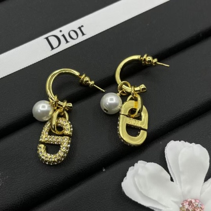Buy replica Dior Hoop with Pearl and CD Dangle Earrings and replica jewelry from PICKS Jewelry