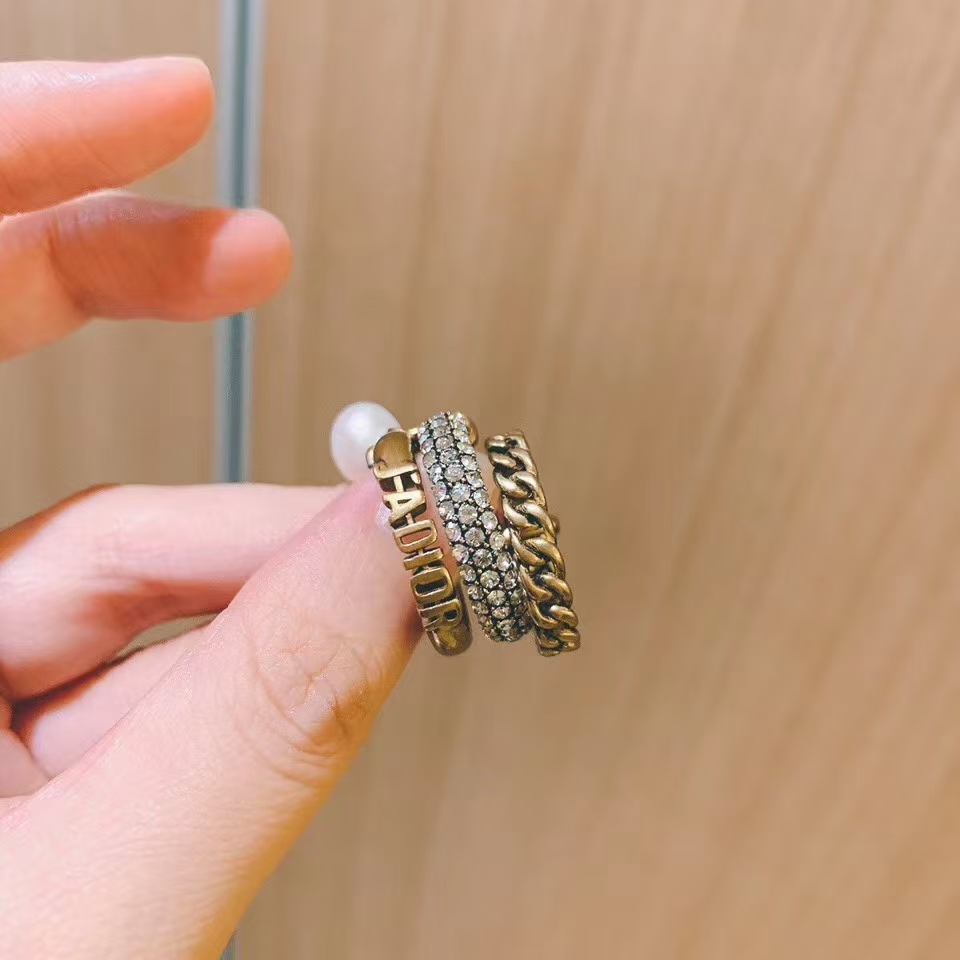 Buy replica JADIOR 3 Layers Pearl Dangle Ring and replica jewelry from PICKS Jewelry