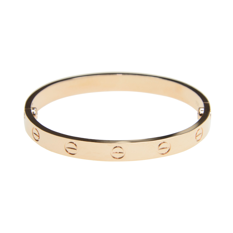 NEW CARTIER BRACELET B6035616 18kt ROSE GOLD PINK GOLD - picksjewelry.com