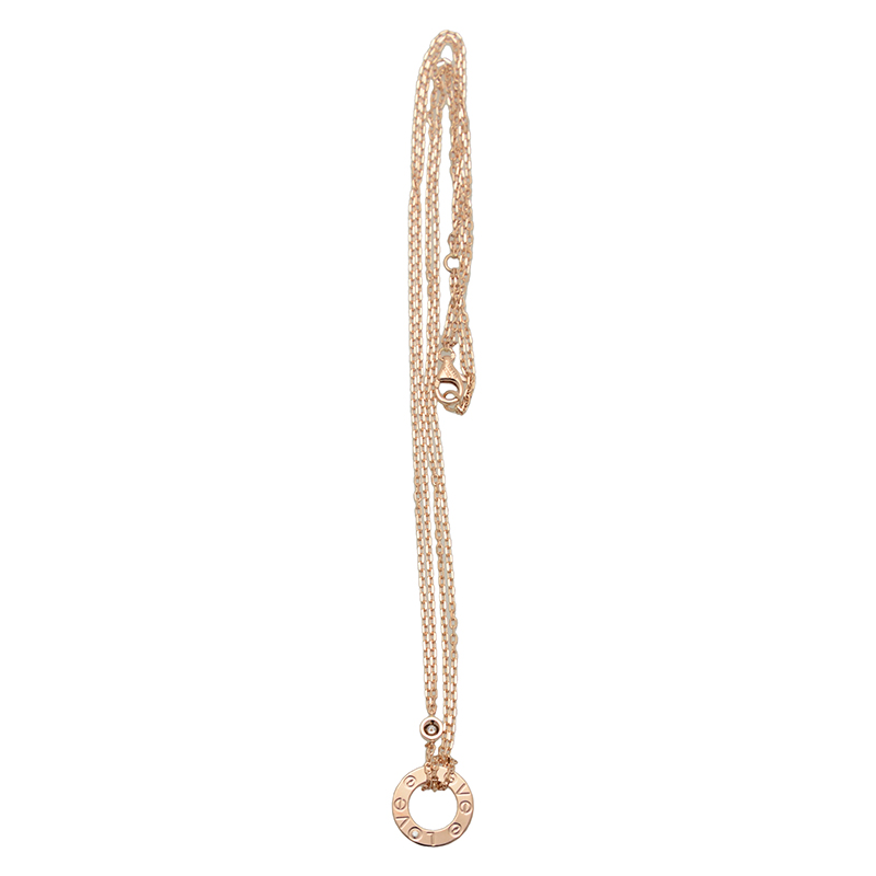 NEW CARTIER LOVE NECKLACE B7224509 PINK GOLD 18kt ROSE GOLD - picksjewelry.com