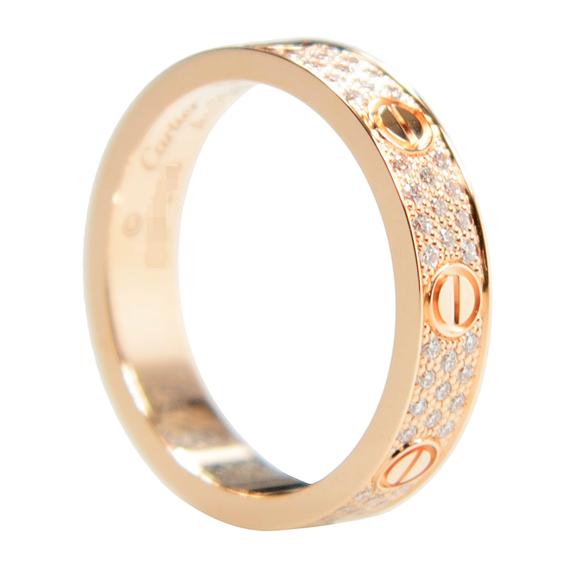 NEW CARTIER LOVE RING B4085851 18kt ROSE GOLD PINK GOLD - picksjewelry.com