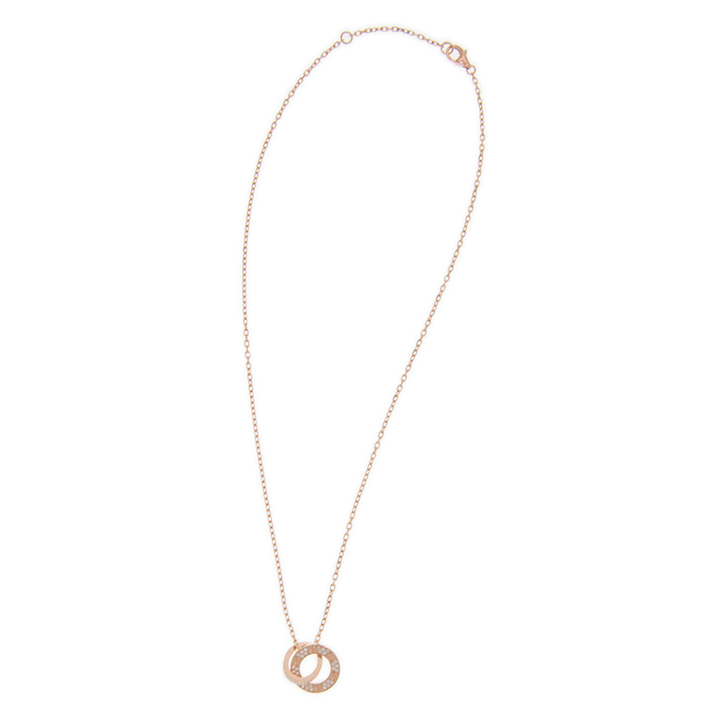 NEW CARTIER LOVE NECKLACE B7224528 PINK GOLD 18KT ROSE GOLD - picksjewelry.com