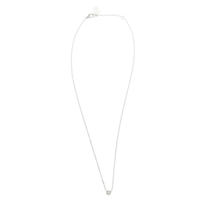 NEW CARTIER DIAMANTS LÉGERS NECKLACE B7215900 SILVER 18kt WHITE GOLD - picksjewelry.com