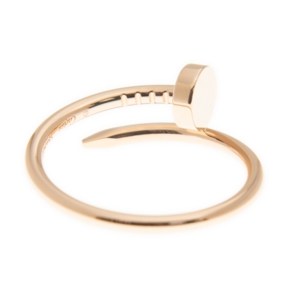 NEW CARTIER JUSTE UN CLOU RING B4225853 18kt ROSE GOLD PINK GOLD - picksjewelry.com