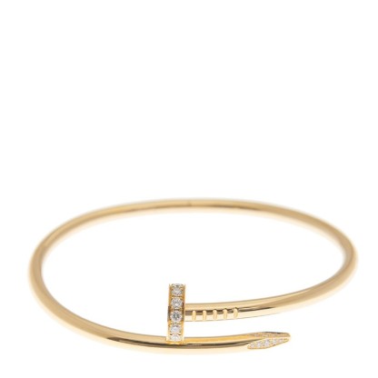 NEW CARTIER JUSTE UN CLOU BRCAELET B6048615 18kt YELLOW GOLD GOLD - picksjewelry.com