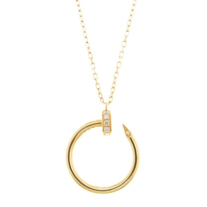 NEW CARTIER JIGE DUO NECKLACE B7224512 GOLD 18kt YELLOW GOLD - picksjewelry.com