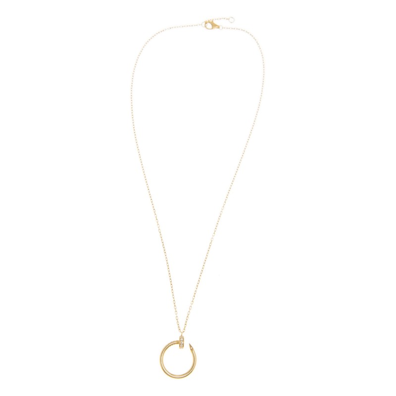 NEW CARTIER JIGE DUO NECKLACE B7224512 GOLD 18kt YELLOW GOLD - picksjewelry.com