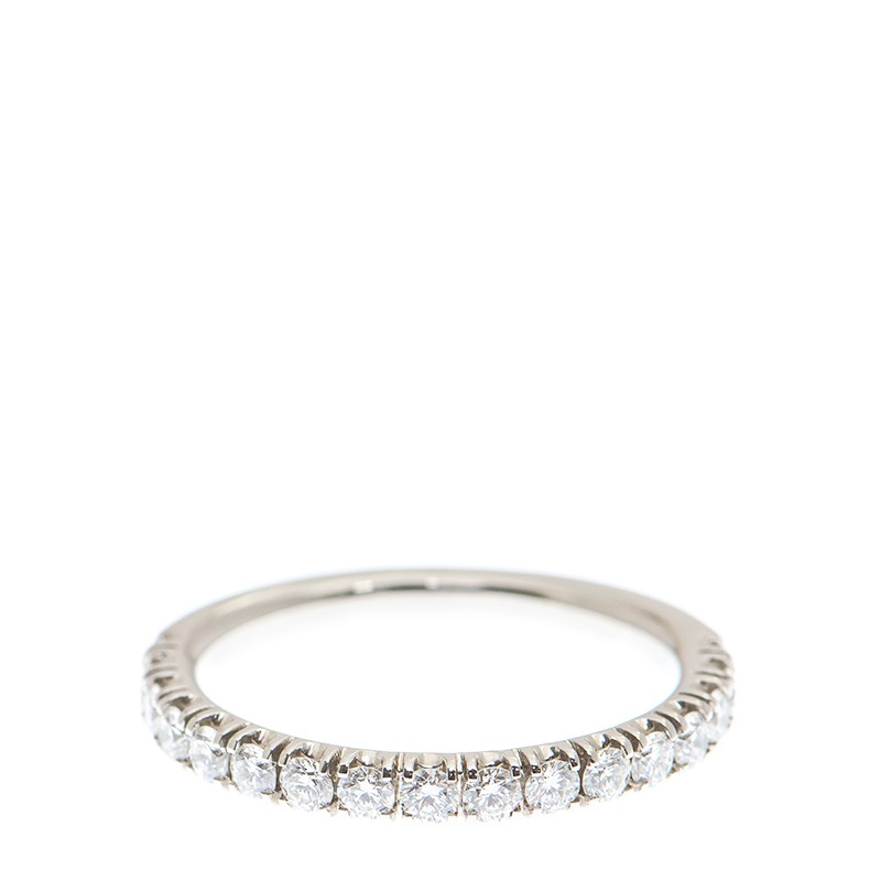 NEW CARTIER ETINCELLE DE CARTIER RING B4216354 PLATINUM  SILVER - picksjewelry.com