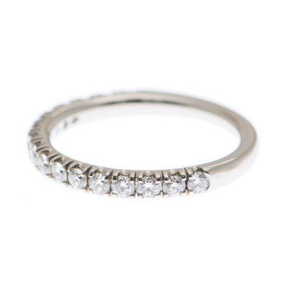 NEW CARTIER ETINCELLE DE CARTIER RING B4216354 PLATINUM  SILVER - picksjewelry.com