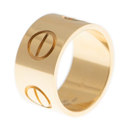 NEW CARTIER LOVE RING B4227855 18kt YELLOW GOLD GOLD - picksjewelry.com