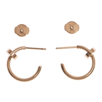 NEW CARTIER JUSTE UN CLOU EARRING B8301234 18kt ROSE GOLD PINK GOLD - picksjewelry.com