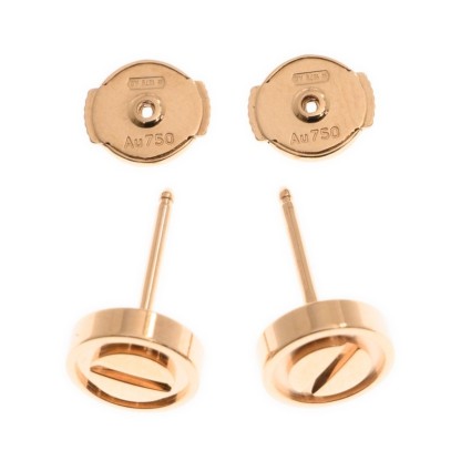 NEW CARTIER LOVE EARRUBG B8301254 18kt ROSE GOLD PINK GOLD - picksjewelry.com