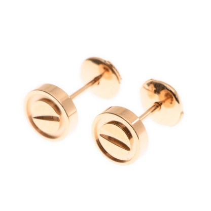 NEW CARTIER LOVE EARRUBG B8301254 18kt ROSE GOLD PINK GOLD - picksjewelry.com