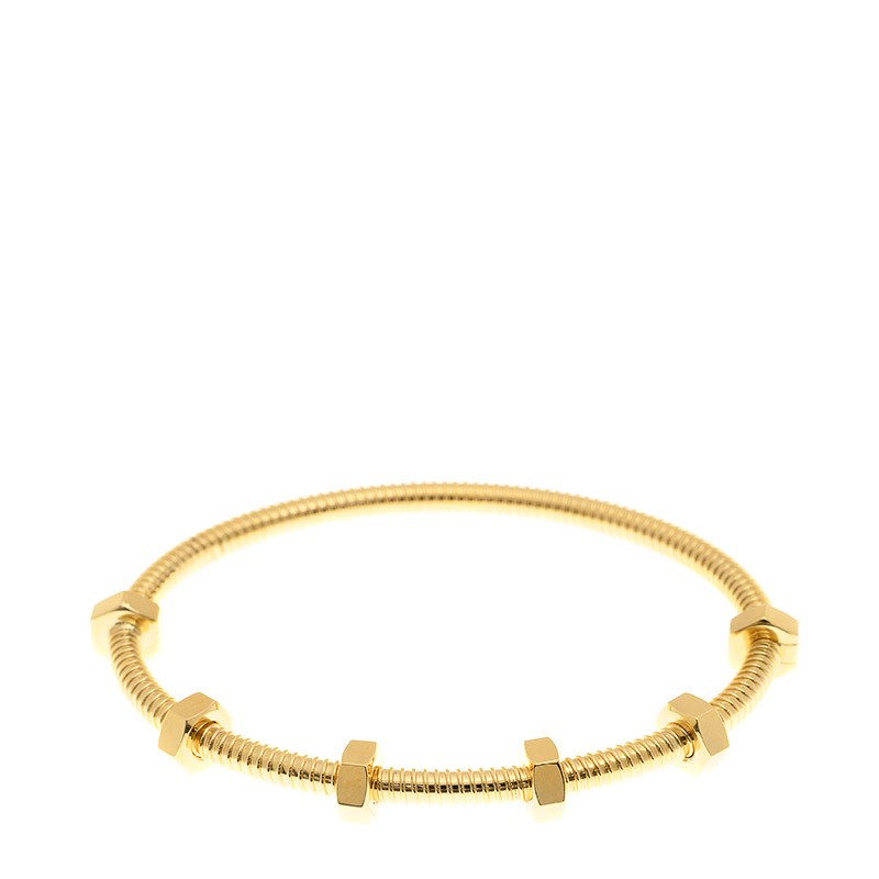 NEW CARTIER ECROU DE CARTIER BRACELET B6063816 18kt YELLOW GOLD GOLD - picksjewelry.com
