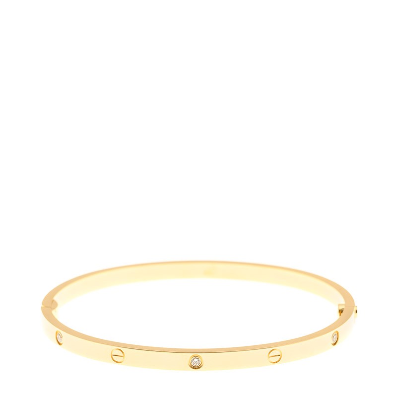 NEW CARTIER LOVE BRAECLET B6047217 18kt YELLOW GOLD GOLD - picksjewelry.com