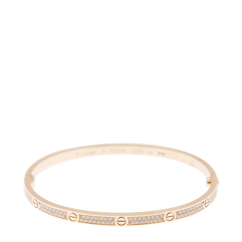 NEW CARTIER LOVE BRACELET N6710718 18kt ROSE GOLD PINK GOLD - picksjewelry.com