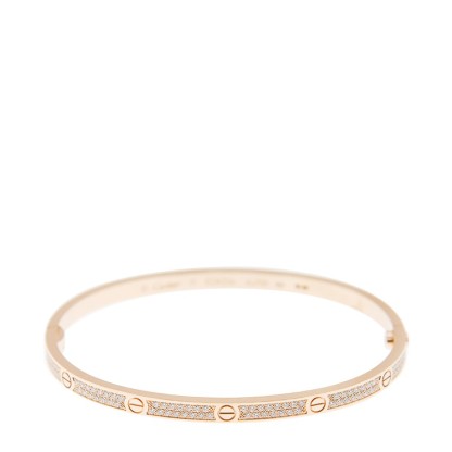 NEW CARTIER LOVE BRACELET N6710718 18kt ROSE GOLD PINK GOLD - picksjewelry.com