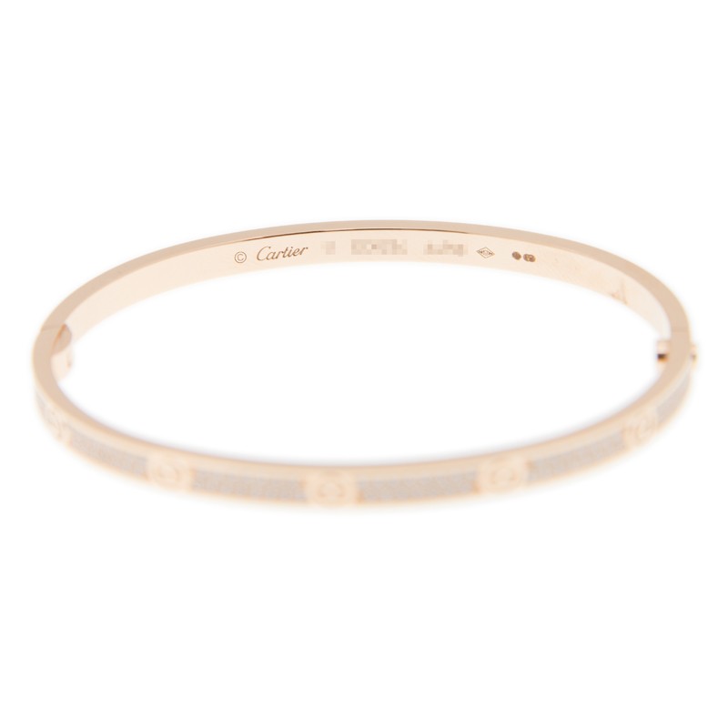 NEW CARTIER LOVE BRACELET N6710718 18kt ROSE GOLD PINK GOLD - picksjewelry.com