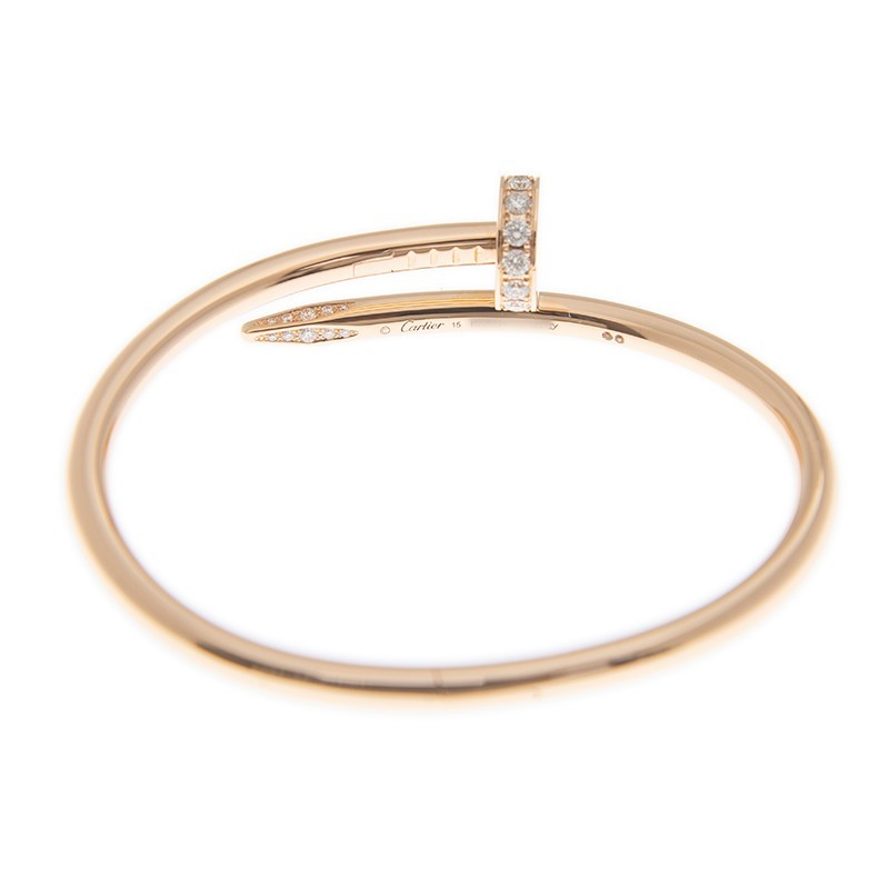 NEW CARTIER JUSTE UN CLOU BRACELET B6048520 18kt ROSE GOLD PINK GOLD - picksjewelry.com