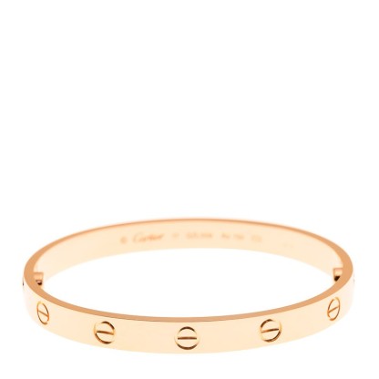 NEW CARTIER LOVE BRACELET B6067418 18kt ROSE GOLD PINK GOLD - picksjewelry.com