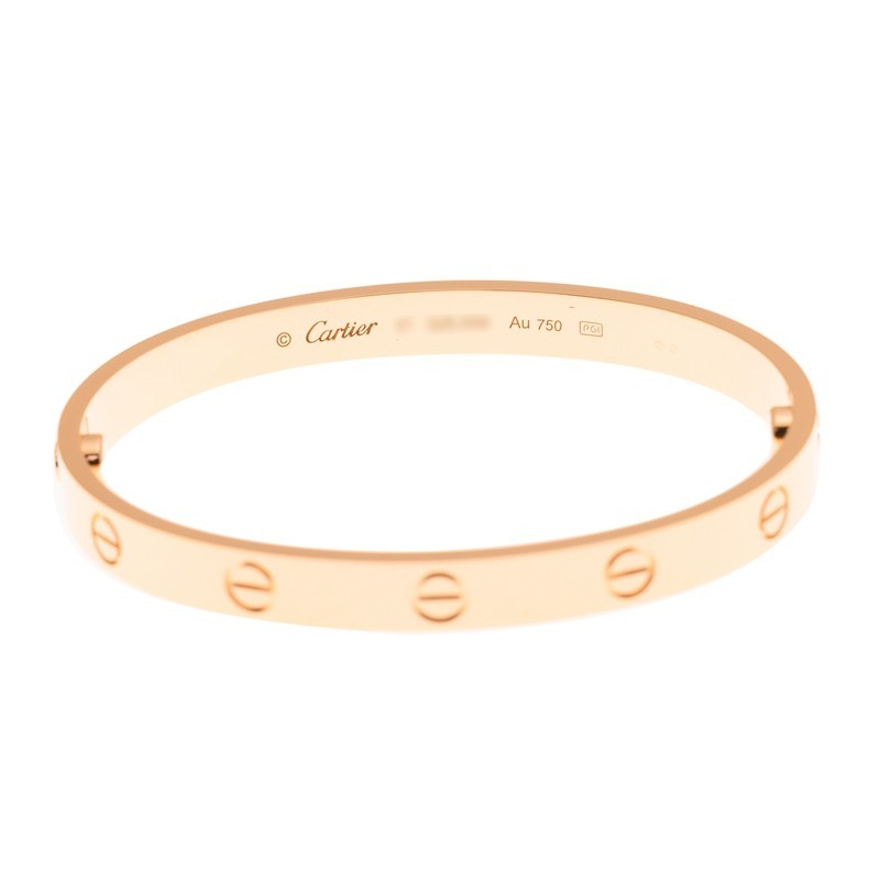 NEW CARTIER LOVE BRACELET B6067417 18kt ROSE GOLD PINK GOLD - picksjewelry.com